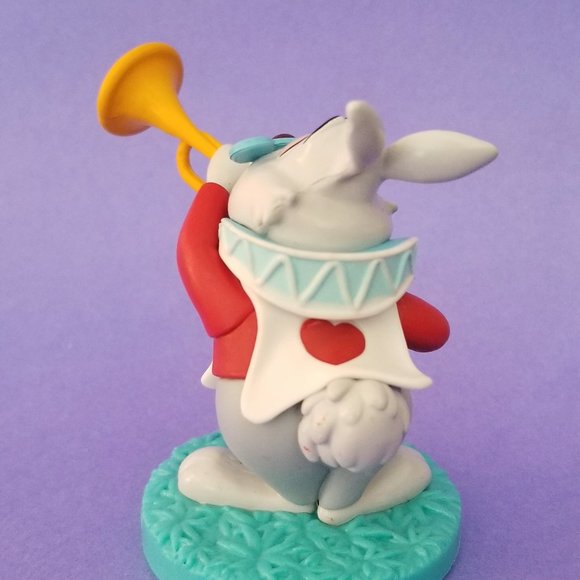 Disney Alice In Wonderland The White Rabbit Cake Topper Figure - Picture 2 of 2
